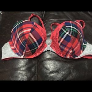 Plaid Victoria’s Secret bra